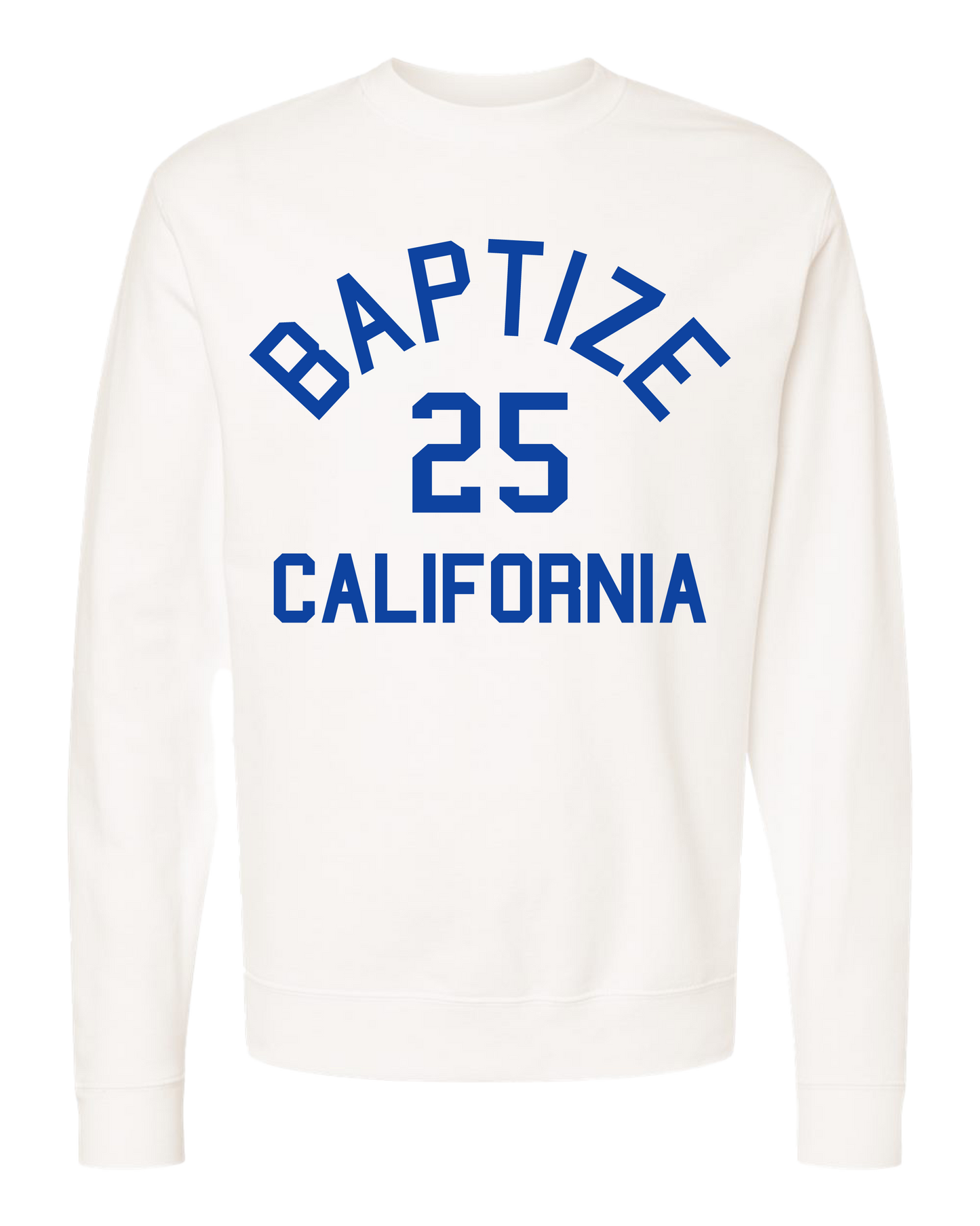 Baptize California Cream Crewneck